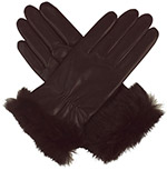 Southcombe Ladies Leather Glove with Fur