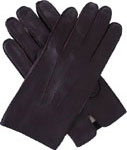 Dents Mens Leather Glove With Fleece Lin