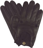 Southcombe Mens Leather Driving Glove Bl